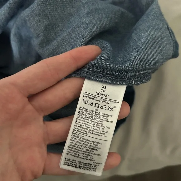 GAP Western Denim Mini Dress - Picture 9 of 10